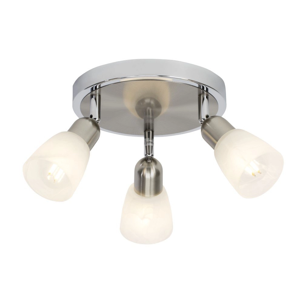 Spot LED pour plafond Bethany 3 gris clair
