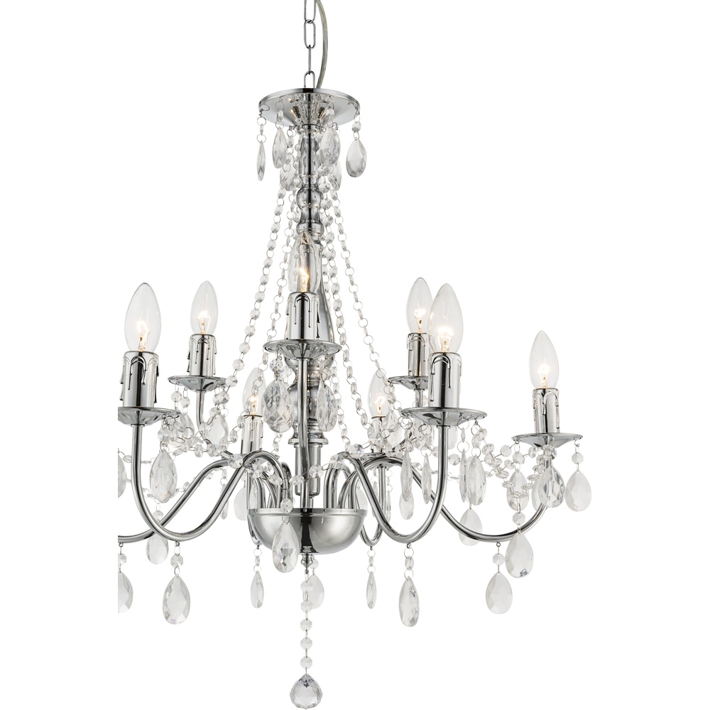 Chandelier William Chrome Globo 9007371303151