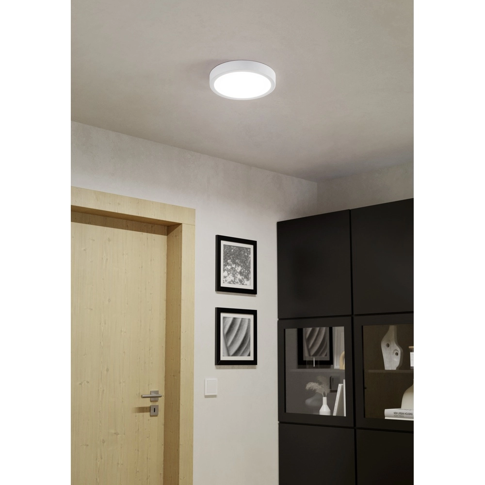 Lumière LED de plafond Fueva 6 rond - blanc - Ø 21,1cm Eglo 9008606330157