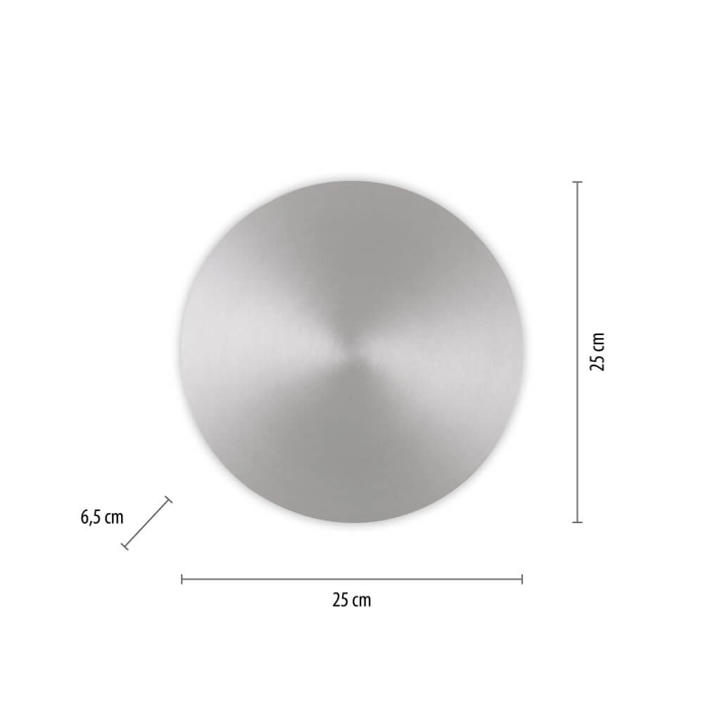 Applique design Akku Puntua Ø 25cm en aluminium Paul Neuhaus 4012248372531