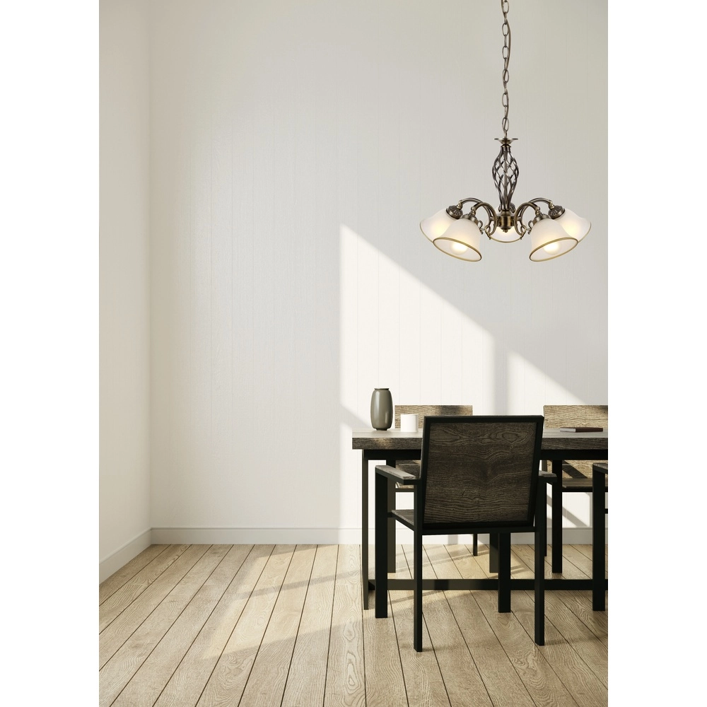 Lampe pendante classique Odin 5 lumières Globo 9007371309696