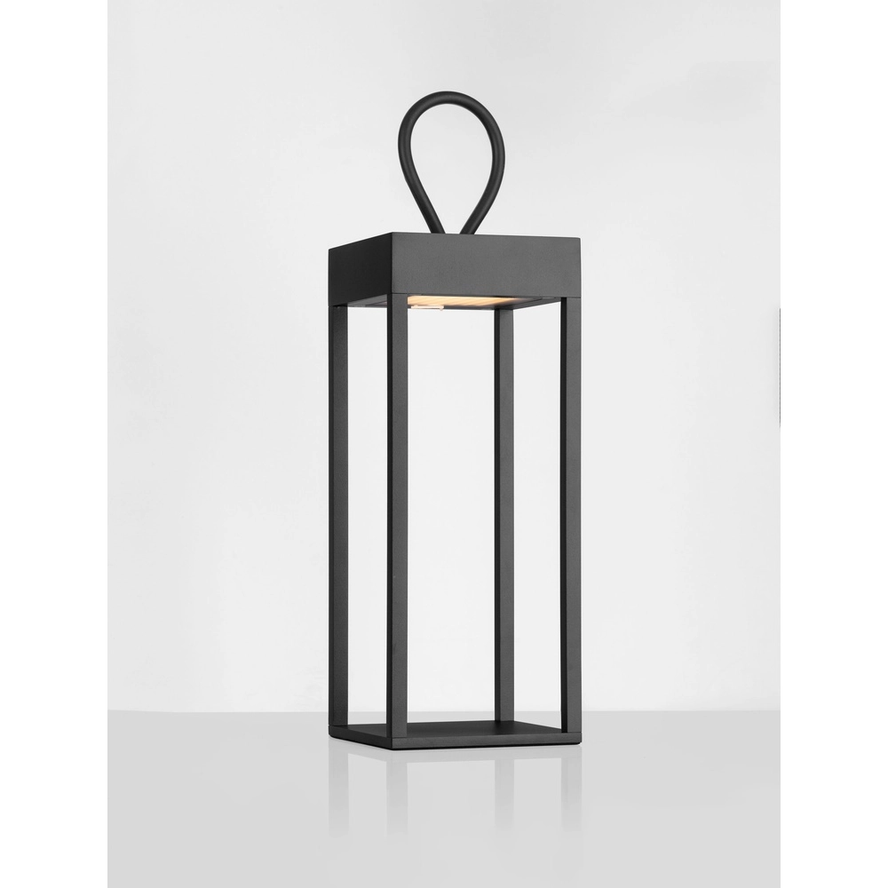 Lampe de table noire Lucia Rechargeable Lyora 5212017448224