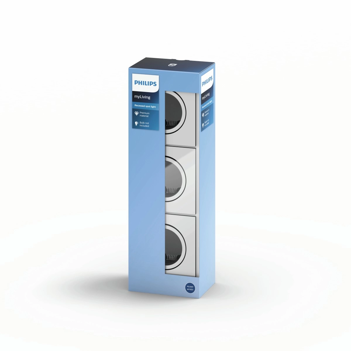 Spot encastrable Donegal (3x) GU10 chromé mat Philips 8718696161012