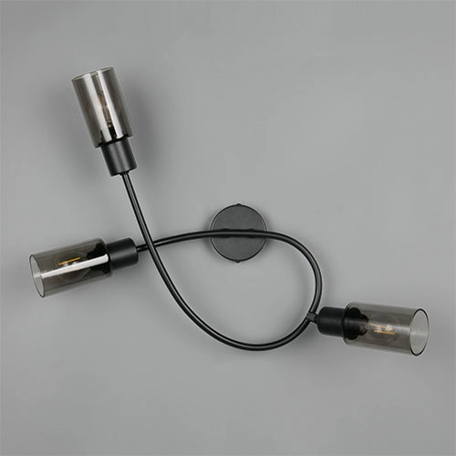 Lampe de plafond à design Mars Noir à 3 lumières Trio 4017807670493