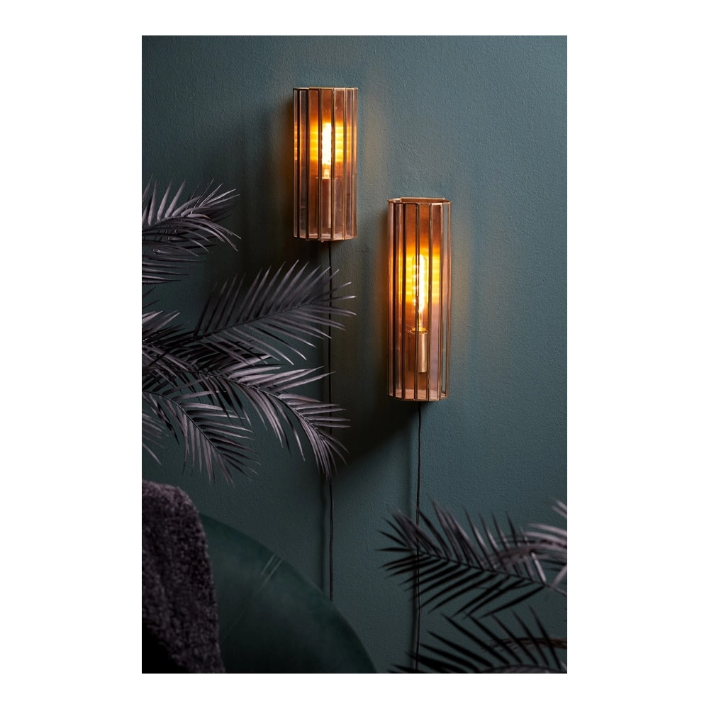 Lampe murale industrielle StroBy bronze 30,5 cm Light & Living 8717807262266