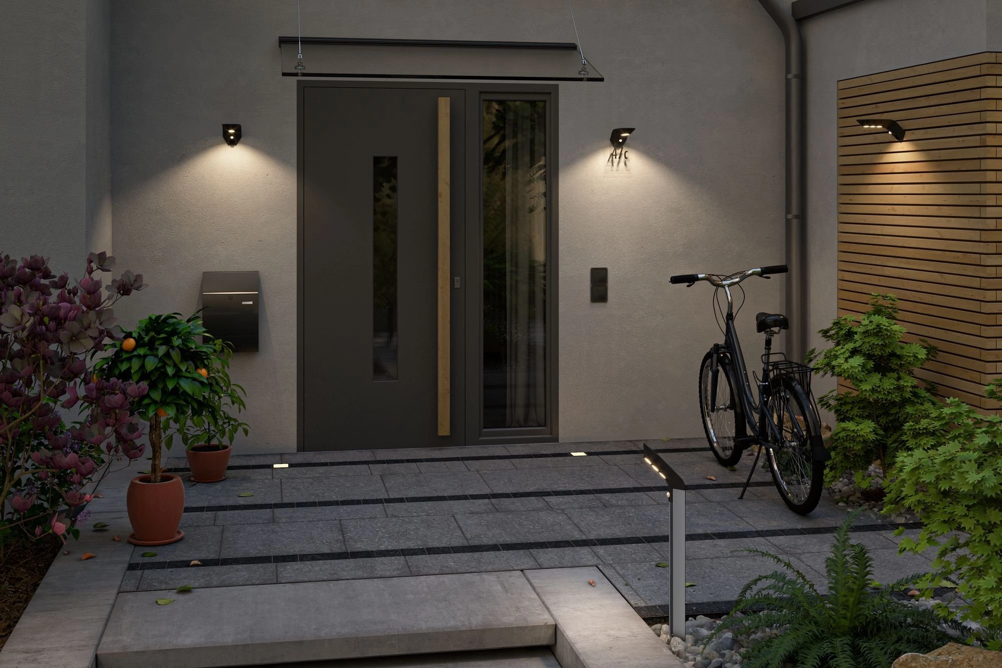 Applique élégante Soley op zonne-energie Paulmann 4000870942505