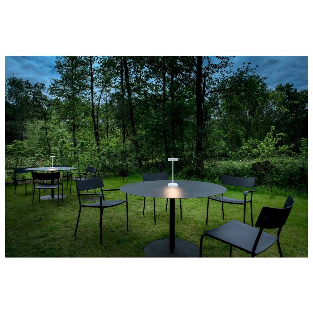 Lampe de table d'extérieur Vinolina blanc - rechargeable SLV 4024163276290