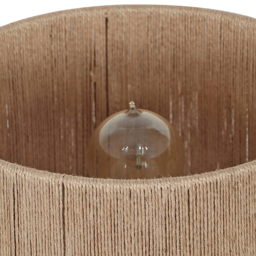 Lampe de table en corde Toba 54 cm Trio 4017807617702