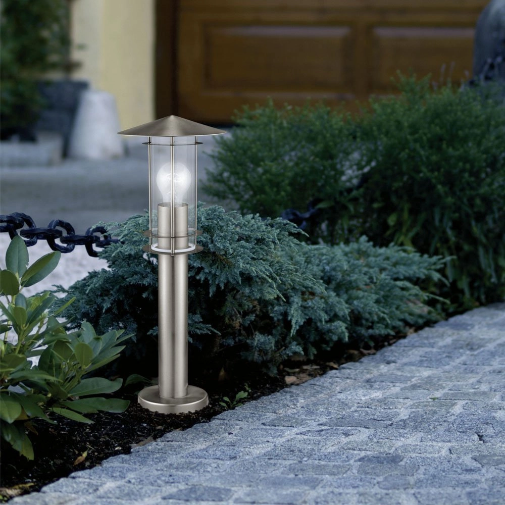 Lampadaire Jardin Lisio Acier inoxydable Eglo 9002759301873