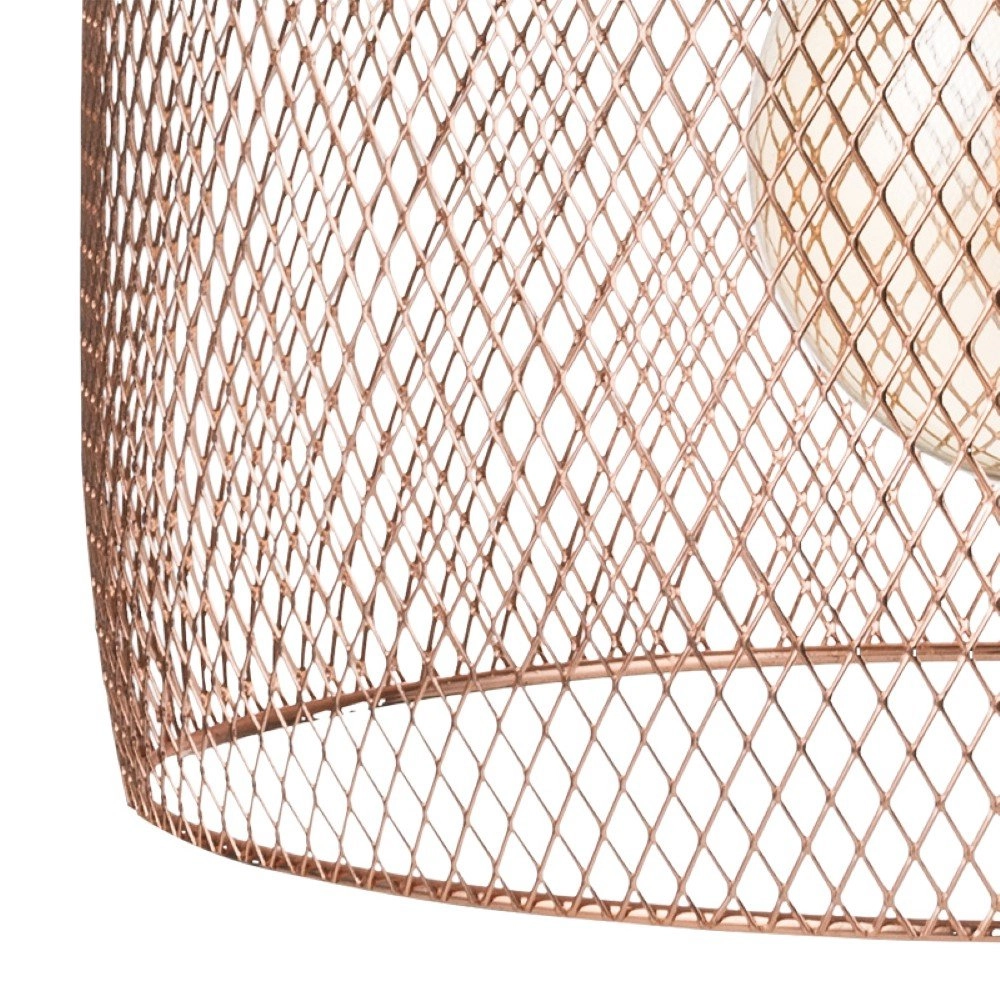 Lampe à suspension Straiton 28cm 28cm cuivre rouge Eglo 9002759497385