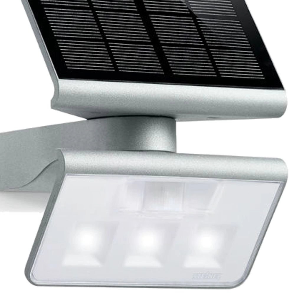 Applique murale solaire avec capteur X Solar L-S gris argenté Steinel 4007841671013