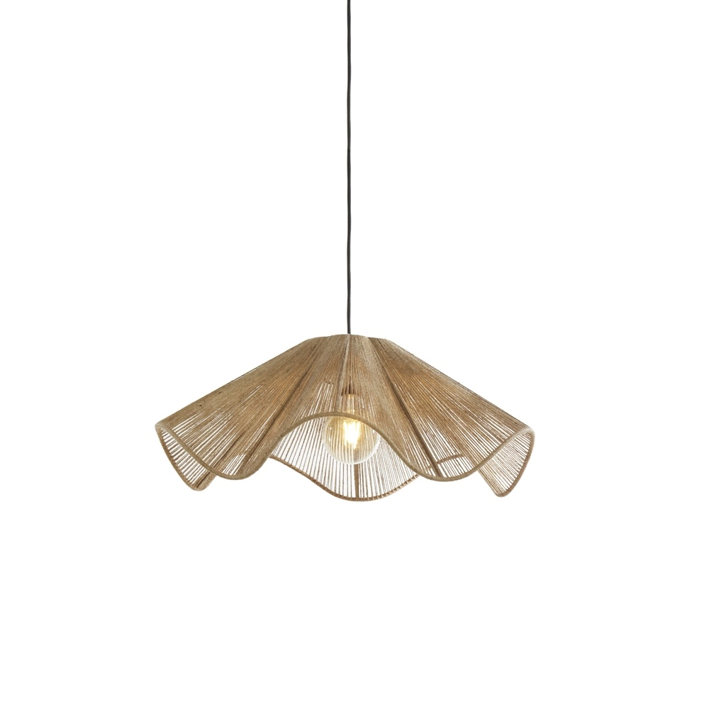 Lampe pendante en rotin Fodara Ø 60 cm marron Light & Living 8717807702090
