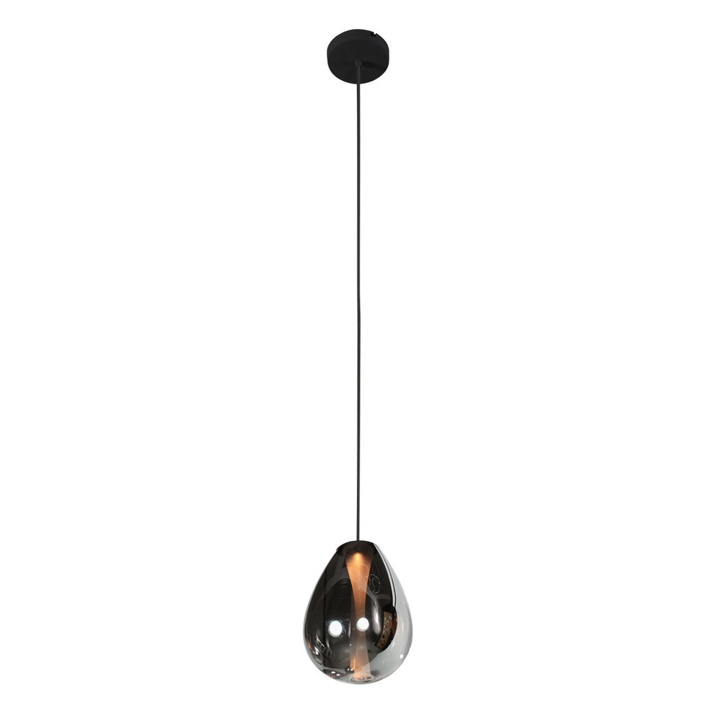 Suspension Glimsy 1 lumière noire Ø 14,5cm Steinhauer 8712746177985