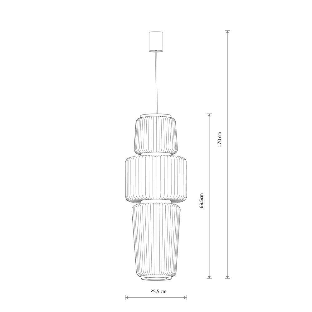 Lampe cage Nome Gris umbra Ø 25,5 cm Lyora 5903139122511