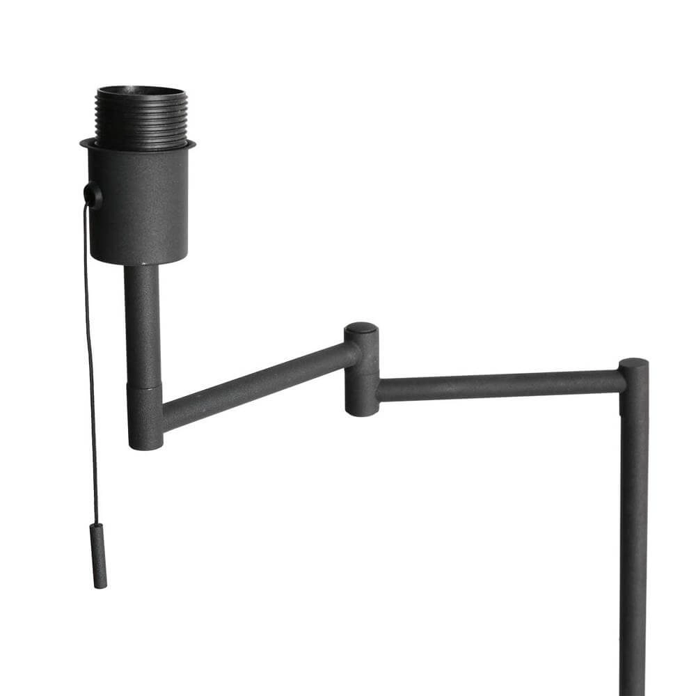 Lampadaire Bella noir avec capuche blanche Steinhauer 8712746174571