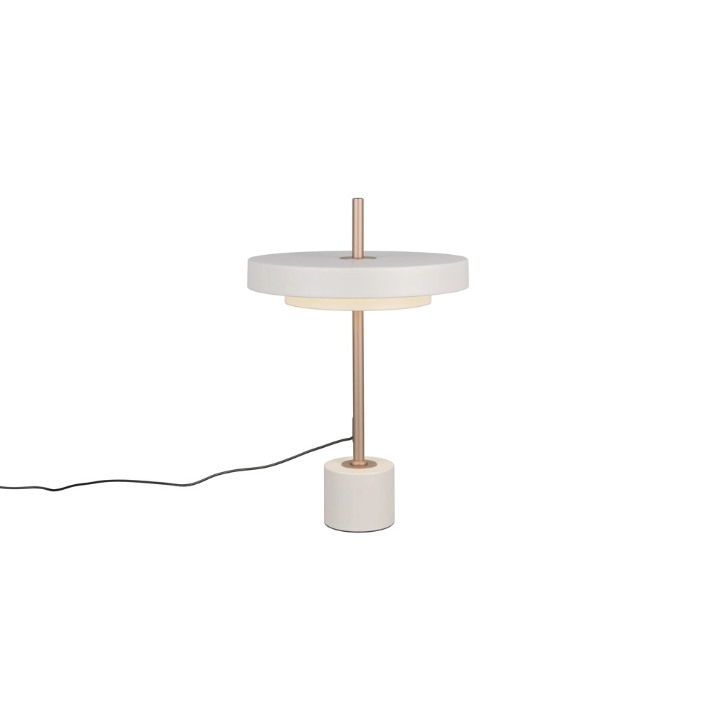 Lampe de table design Keaton blanc Trio 4017807655889