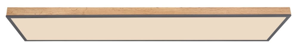 Plafonnier LED en bois Doro 120x30cm Globo 9007371428014
