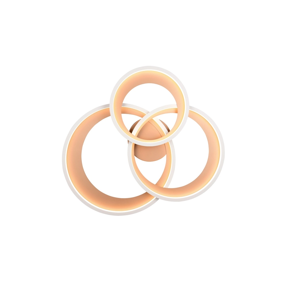 Plafonnier moderne Granada Brun moka Trio 4017807653571