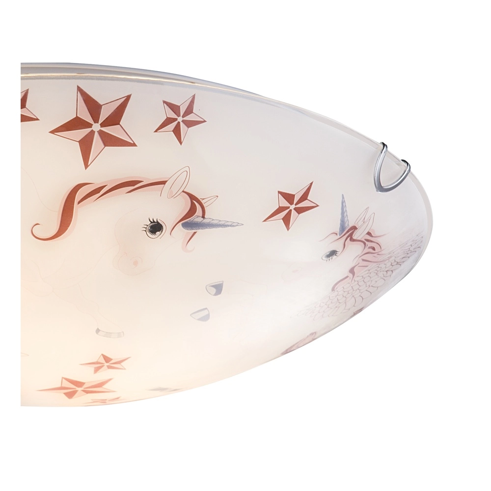 Éclairage de plafond de la chambre des enfants Natalie Licorne Globo 9007371371921
