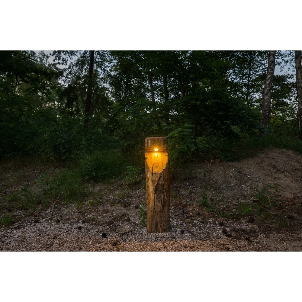 Éclairage de chemin en bois Bosco Châtaignier - 65 cm - 2700 000 km Timberlab 8716803513709