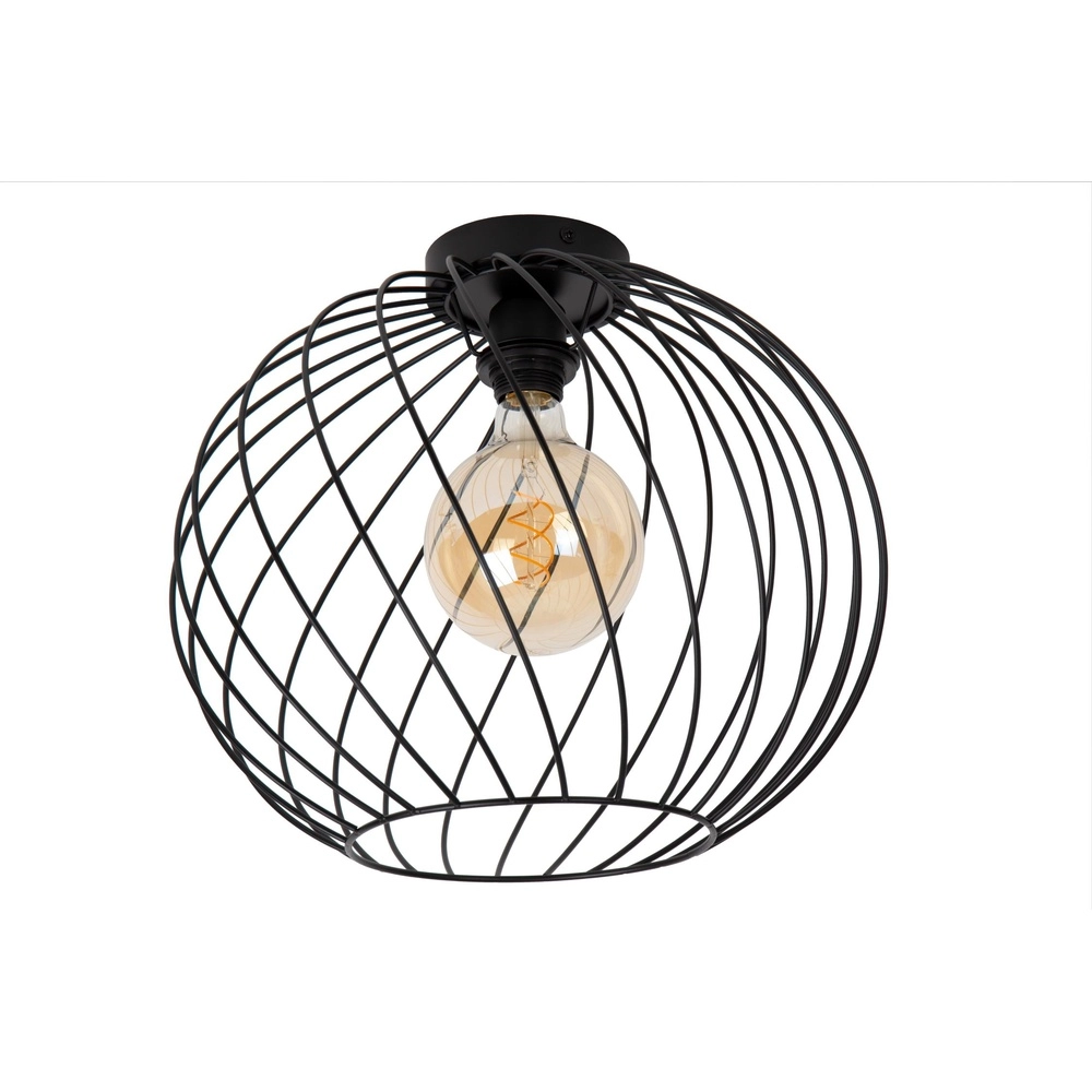 Lampe de plafond Danza noir Ø 40cm