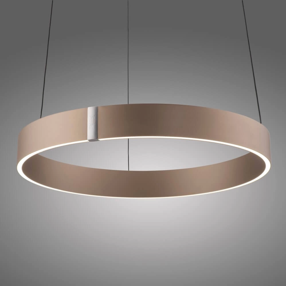 Lampe suspendue ronde Pure E-Clipse bronze Ø 50cm Paul Neuhaus 4012248386408