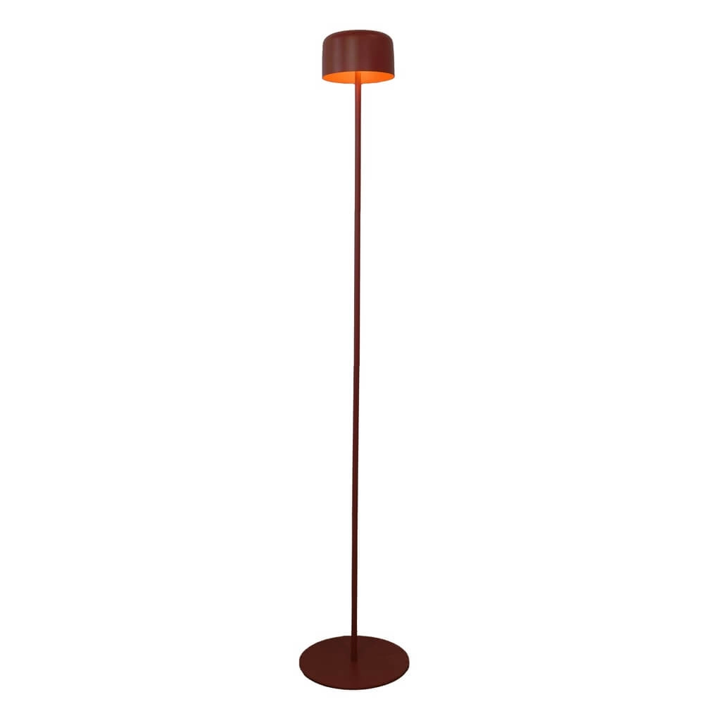 Lampe de patio élégante Roccanova Rouge solaire avec USB Eglo 9008606355105