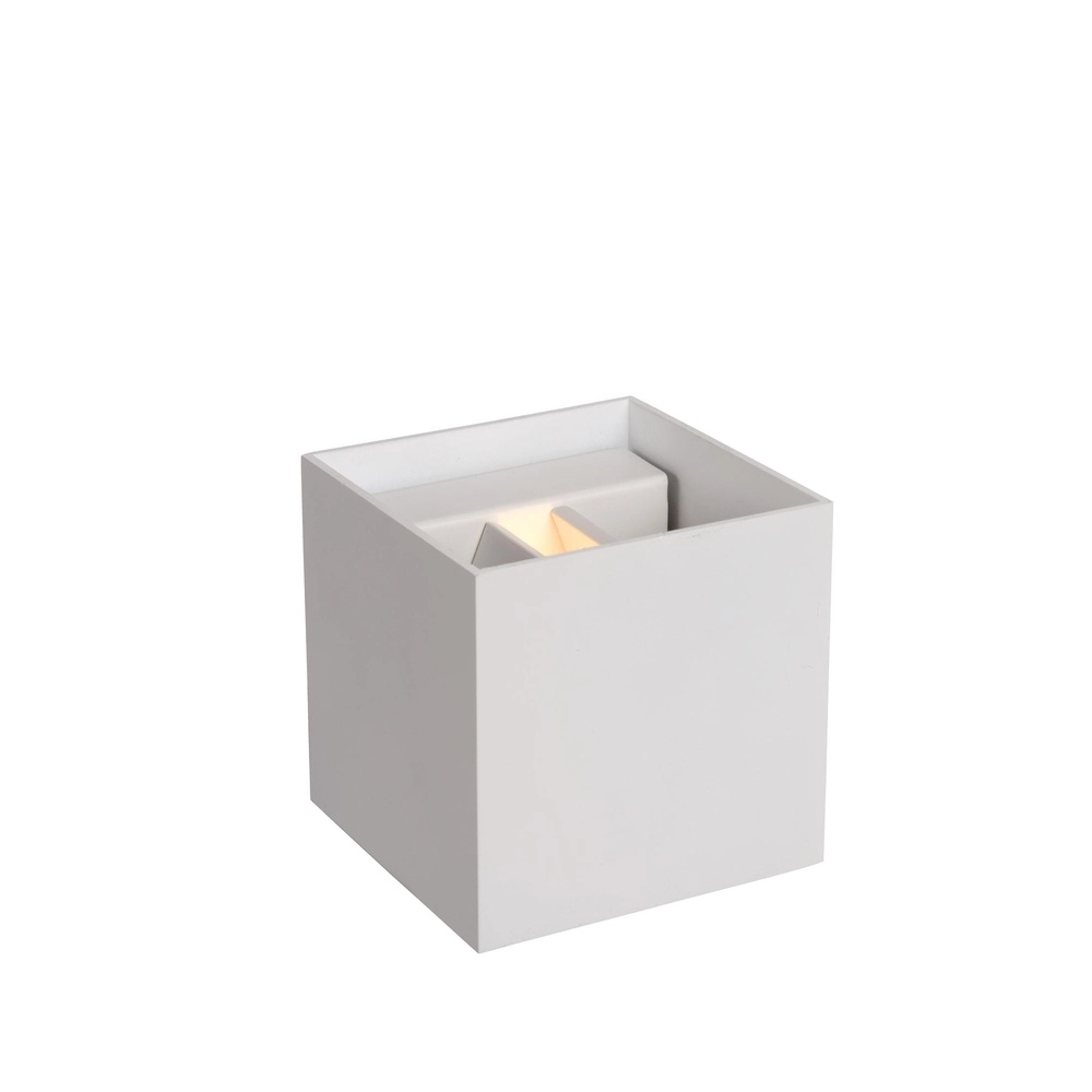 Projecteur mural carré Xio 2700K blanc Lucide 5411212091895