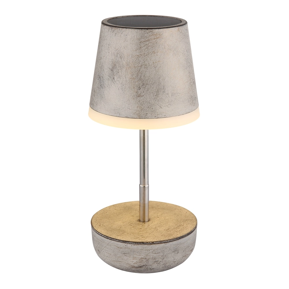 Lampe de table solaire Felina brun sable
