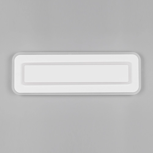 Lampe de plafond moderne Riva blanc 60 cm Trio 4017807682915