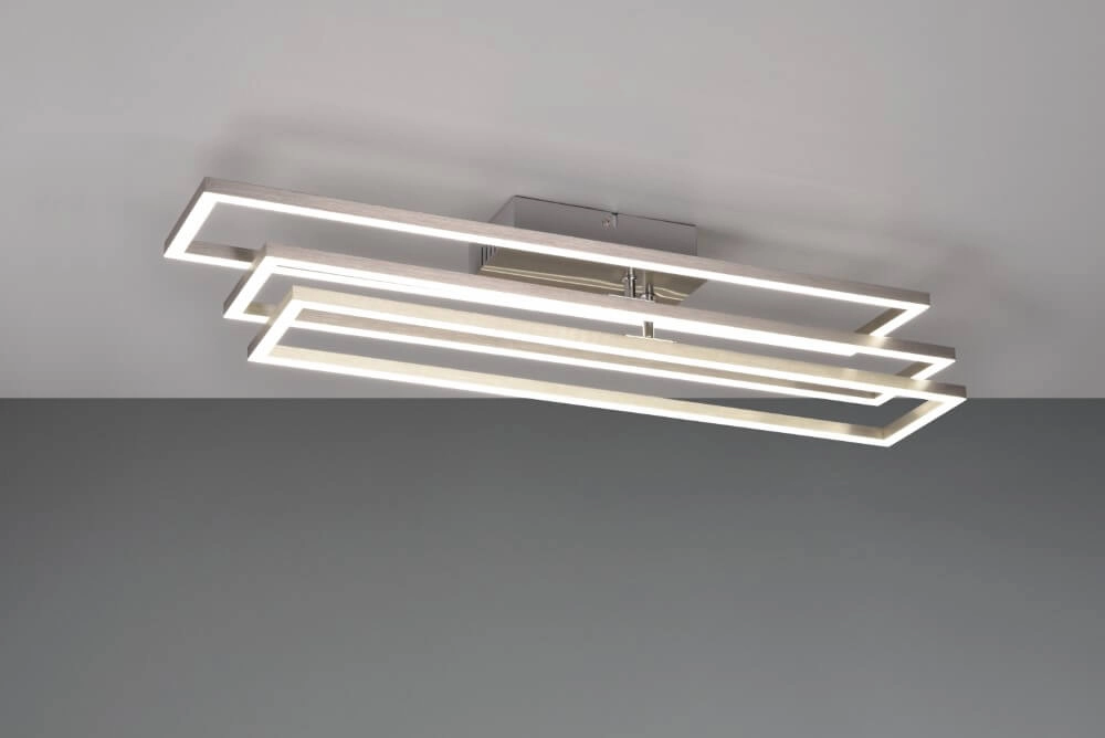 Plafonnier en nickel Corso conception Trio 4017807572667