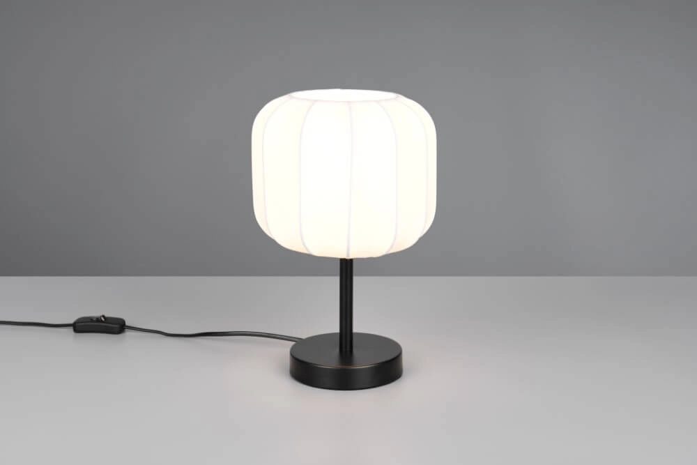 Lampe de table design blanche Madleine Ø 20cm Trio 4017807638233