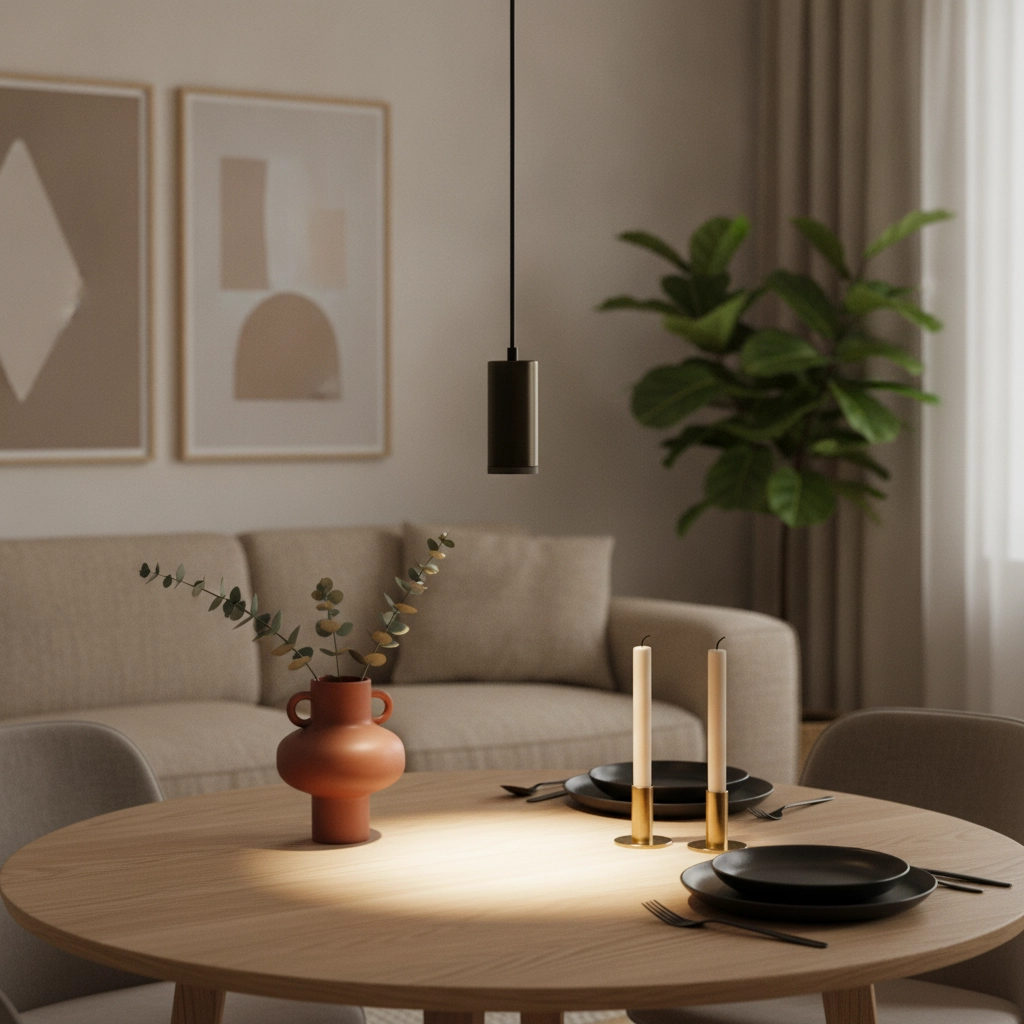 Suspension design Milano bronze clair 15cm