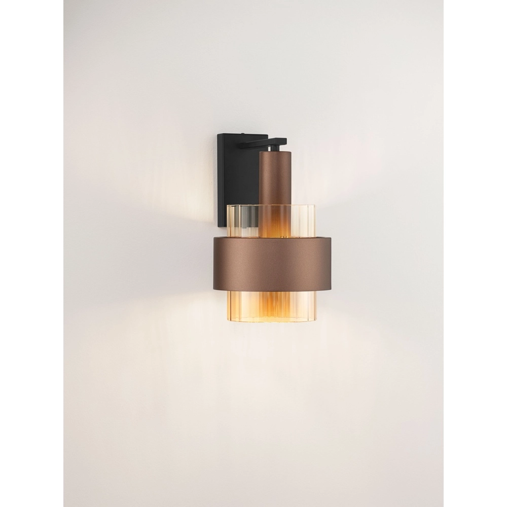 Lampe murale moderne Serena Café brun Lyora 5212063501201