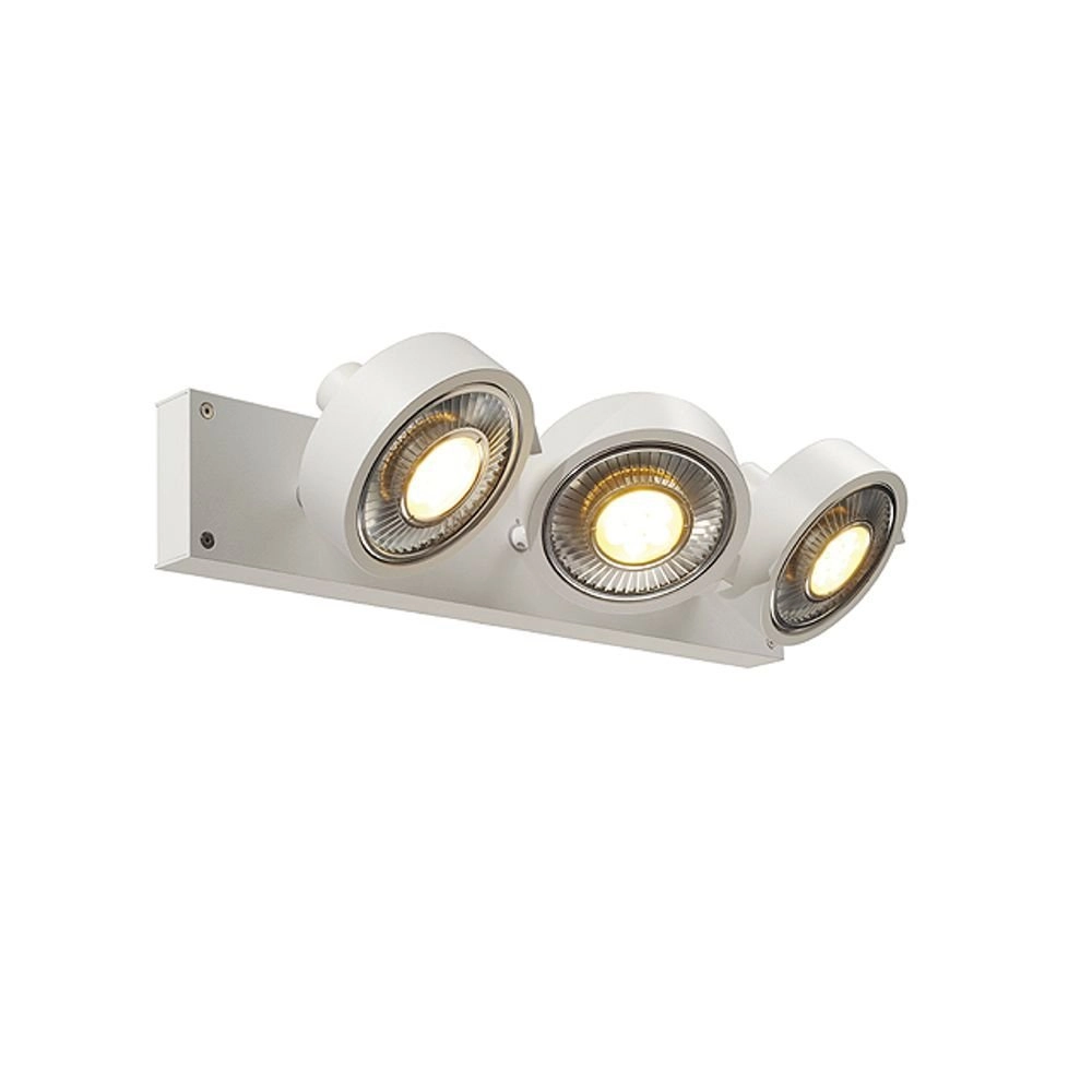 spot Kalu 3 QPAR111 3 lumières blanc SLV 4024163142458