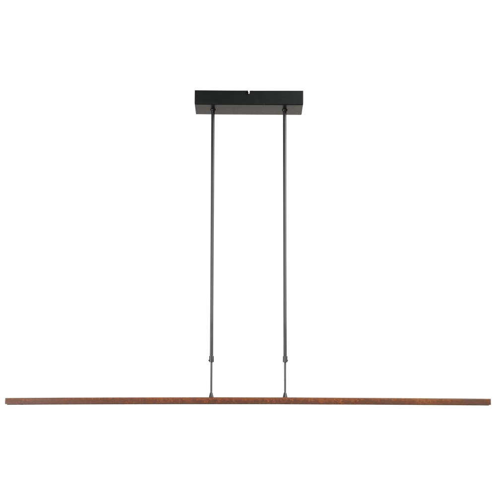 Lampe suspendue Iota 160cm marron rouille