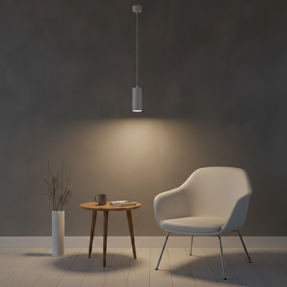 Suspension élégante Aila blanc