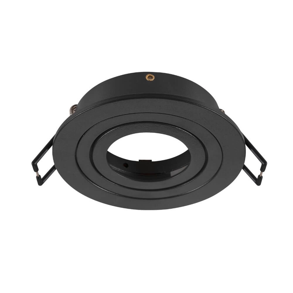 Anneau de montage New Tria 75 rond noir - sans raccord