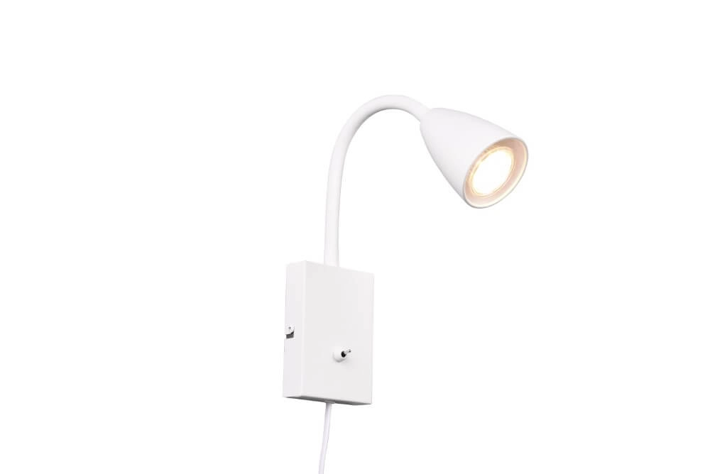 Lampe de lecture flexible Wanda Blanc Trio 4017807524055