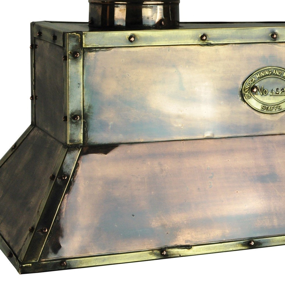 Lampe suspendue antique Freigther cuivre antique (ant) Limehouse