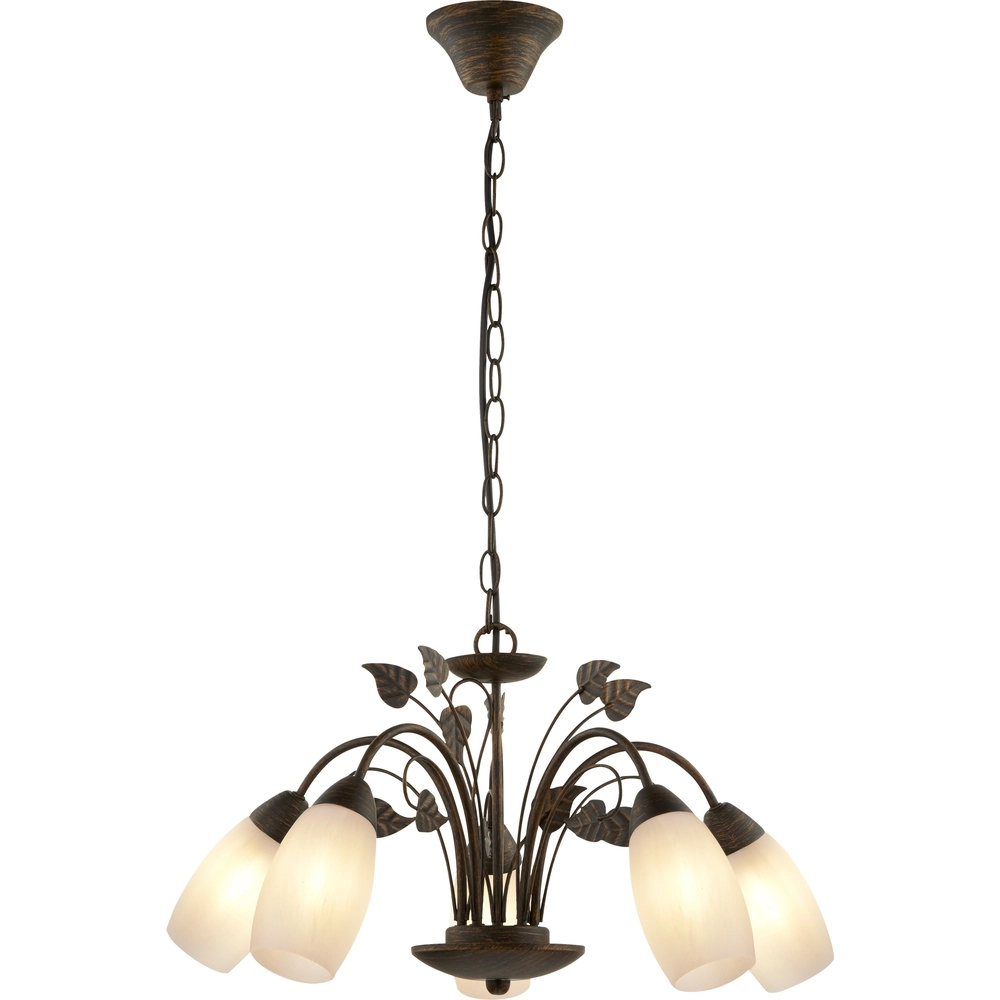 Lampe pendante classique Venezia brun Ø 50cm