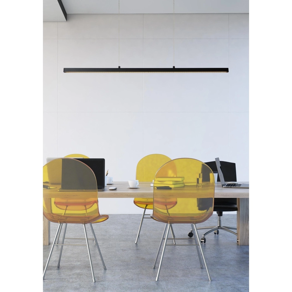 Lampe suspendue élégante Sigma noir 118,5 cm