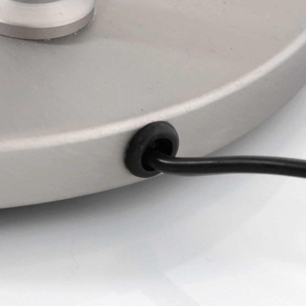 Lampe de lecture au sol LED Turound 10w - 2200-4000K - 125cm verre clair en acier inoxydable Steinhauer 8712746134834