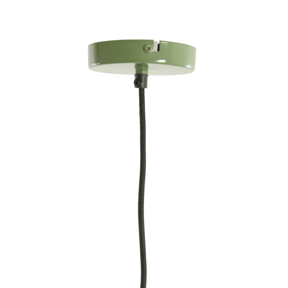 Lampe pendante Japandi Zubedo Ø 40cm - vert olive Light & Living 8717807835873