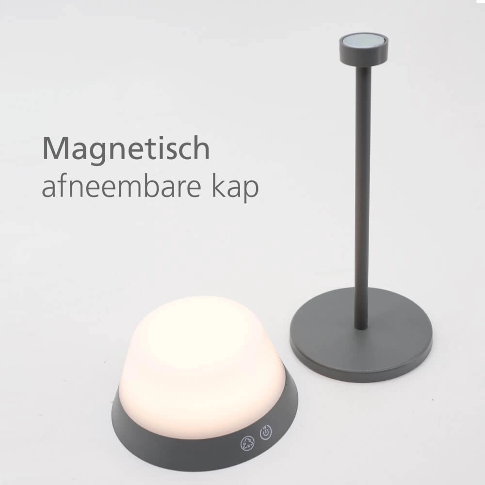 Lampe de table Meggiano conception gris Eglo 9008606297696