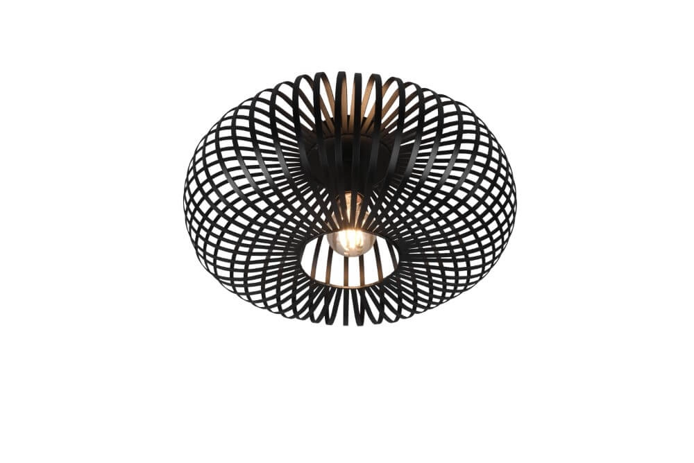 Plafonnier noir Johann Ø40cm Plafonnier noir Johann Ø40cm