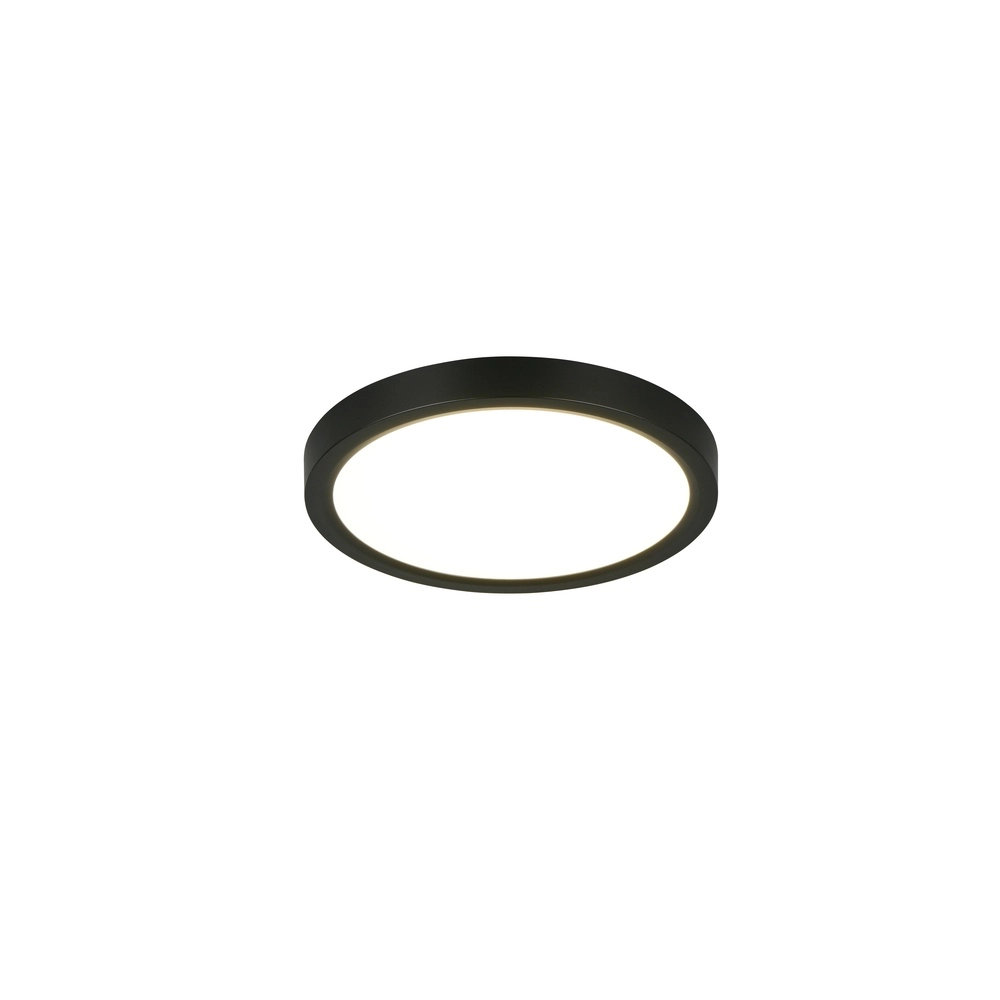 Plafonnier Draco noir Ø 23cm Trio 4017807654455