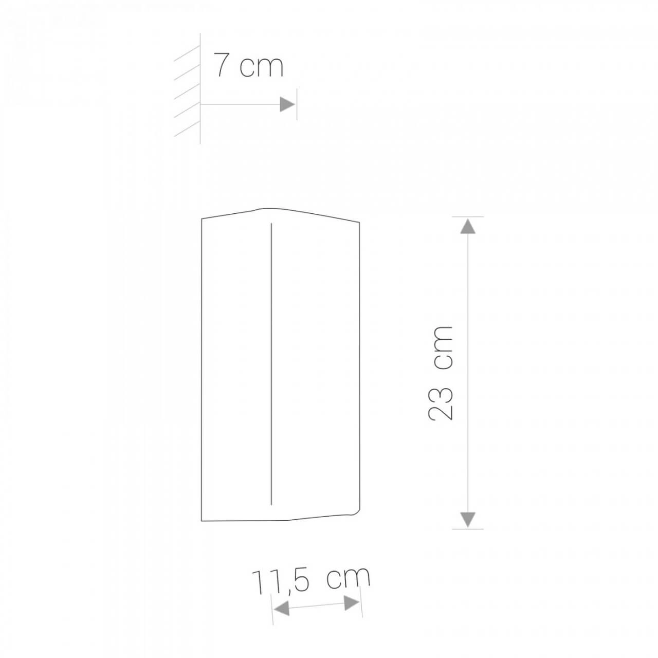Up- & downlighter Bergen Lyora 5903139970693