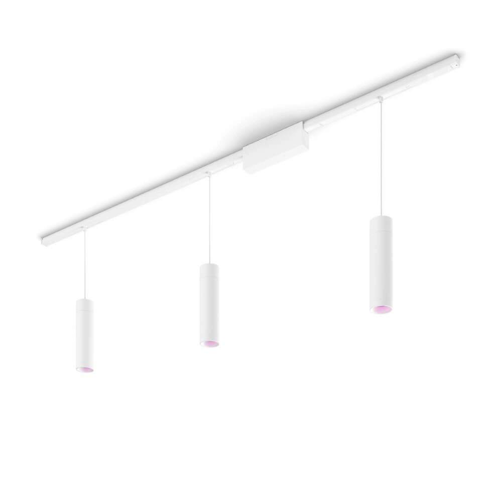 Hue Perifo - White and color set de 3 lampes suspendues blanches Philips 8719514407749