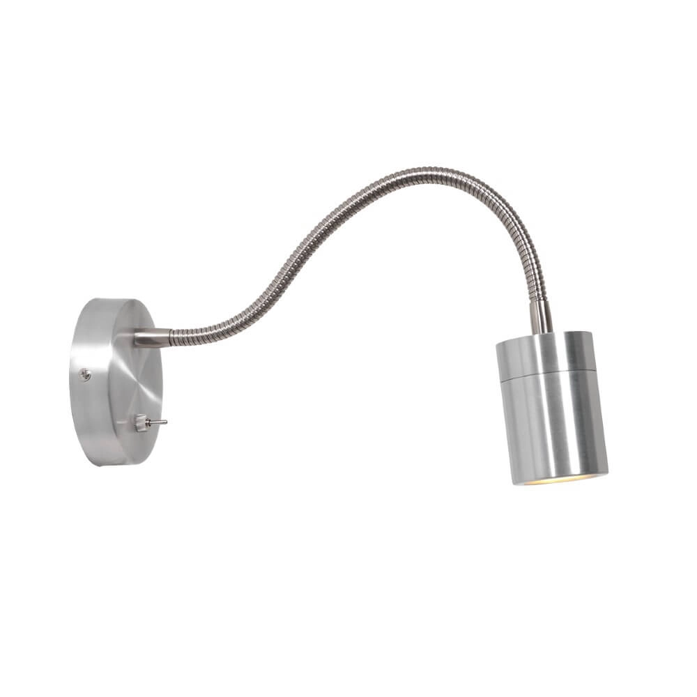 Lampe de chevet flexible Upround Acier inoxydable Steinhauer 8712746161359